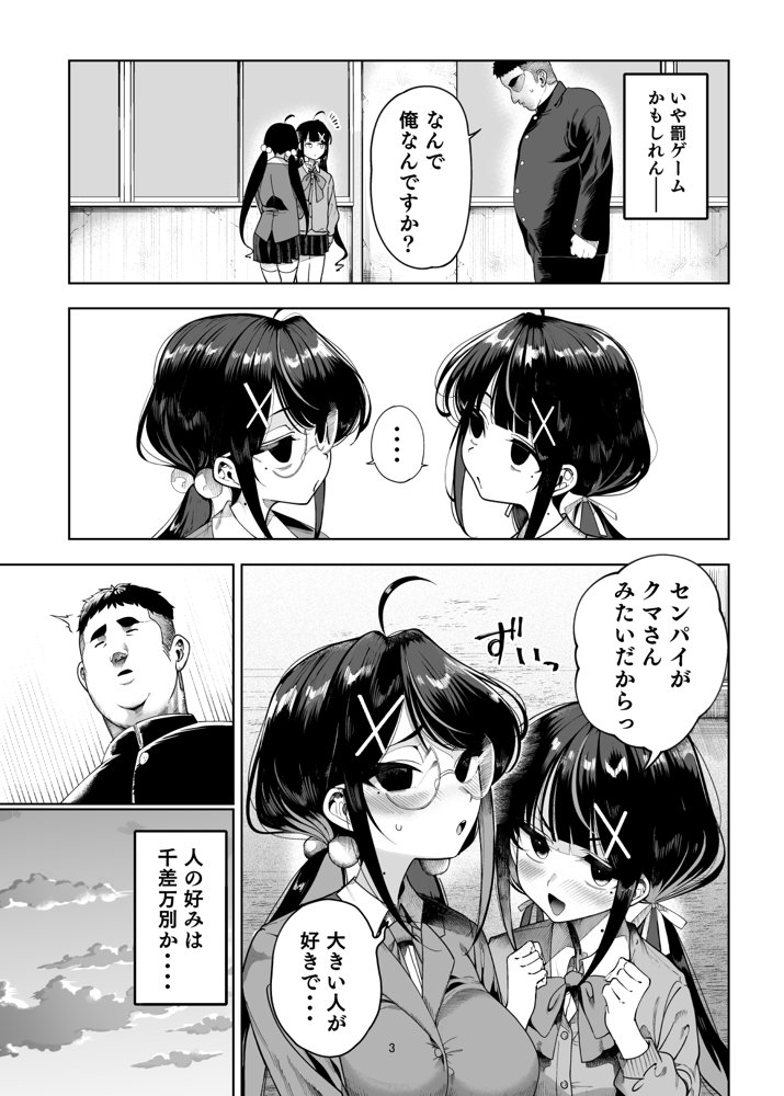 双子メス◯キ 熊系ちんぽをいただく
