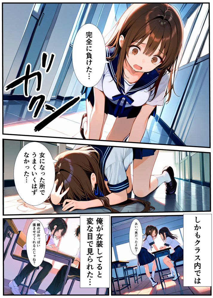 女体化したので大好きだった親友を寝取った話